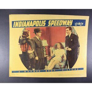1939 Indianapolis Speedway Movie Lobby card 11x14", Devil on Wheels Golden Era
